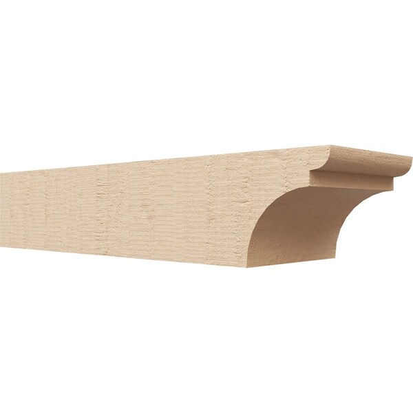 Ekena Millwork 6in. W x 4in. H x 20in. L Yorktown Woodgrain TimberThane Rafter Tail, Primed Tan RFTUR06X04X20YORRCPR - main